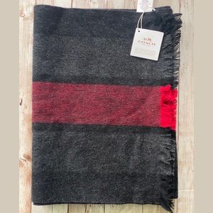 Coach Wool Scarf Men/Unisex